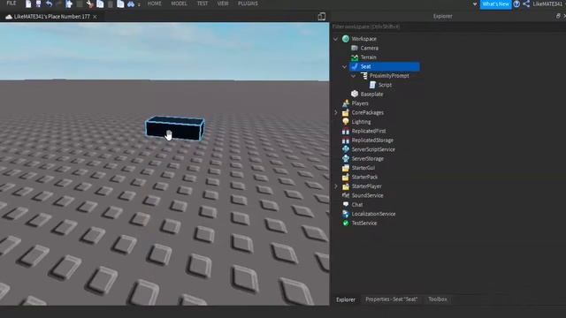 Press/Hold E To sit Proximity Prompt roblox смотреть онлайн