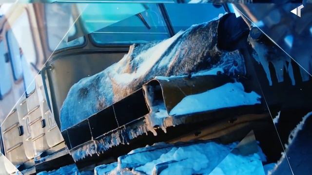 Монтаж опоры ЛЭП 220 кВ в условиях тундры. Усть-Хантайская ГЭС - Норильск. смотреть онлайн