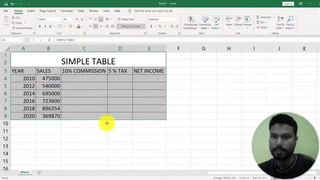 SIMPLE Projects in ms excel 2019 | Basic projects in Ms excel 2019 | Ms excel Projects example