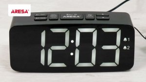 Распаковка радиочасов / Unpacking of radio clock ARESA AR-3908