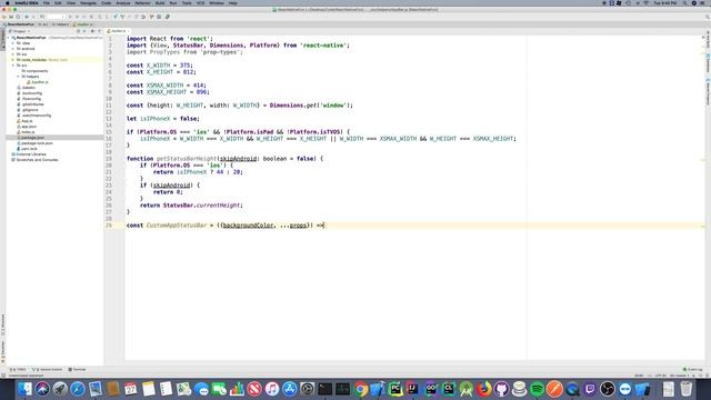 React Native Custom App Statusbar смотреть онлайн