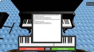 Roblox Piano - Never Gonna Give You Up