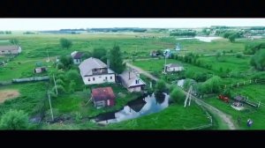 Село Лащ-Таяба с птичьего полета