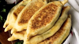 Вкусные ПИРОЖКИ - ЛЕПЁШКИ с сыром и зеленью!//Delicious PIES-TORTILLAS with cheese and herbs!