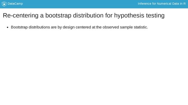 R Tutorial: Re-centering a bootstrap distribution for hypothesis testing смотреть онлайн