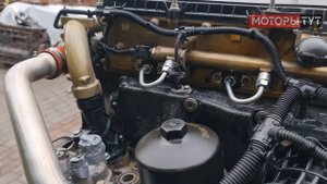 Запуск двигателя Мерседес OM 473 LA (MTU 6R 1500)/ Engine start Mercedes OM 473 LA (MTU 6R 1500)