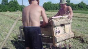 Пресс для сена и соломы своими руками  DIY Handmade Mini Baler