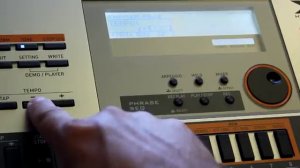 Casio XW-P1 XW-G1 Phrase Sequencing