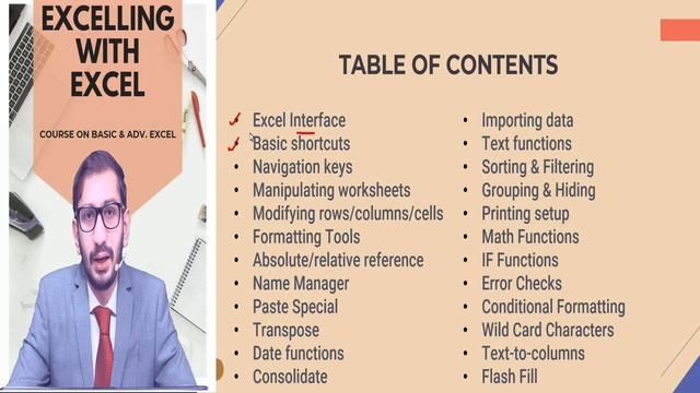 Introduction | Excelling with excel | Course on basic & advanced level excel Demo class | Lecture