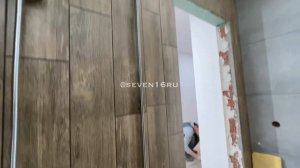Душевая перегородка на ровный пол 1100 х 2100 мм