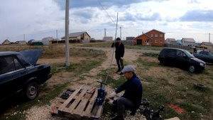 Делаем навес из поликарбоната , навес для машины своими руками !