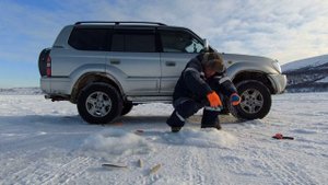 Зимняя рыбалка, сезон 2022-2023, ловля зубаря, Магадан, бухта Нагаевская