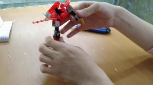 Обзор трансформера Twinferno - Robots in disguise - Warriors class. Музей роботов-трансформеров.