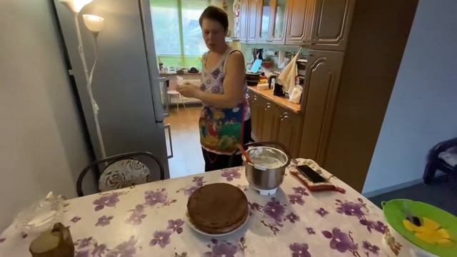 Курица на соли. Мои лайфхаки на кухне. Украшаю торт. И рассказываю о урожае лука 1 головка 421 грам