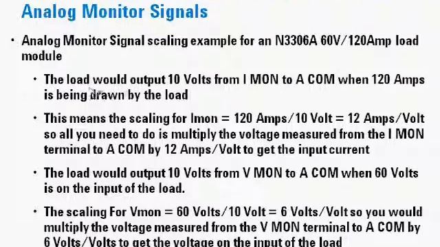 N3300A Electronic Load Analog Programming and Monitor ports смотреть онлайн