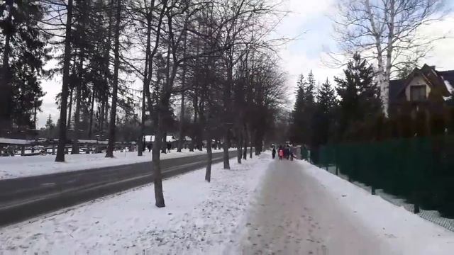 Закопане зимой. Горнолыжный курорт Польши. Жизнь в Польше. смотреть онлайн