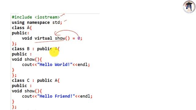 18. C++  Programming Tutorial for Begginers in Hindi | Virtual Function, Function Overriding