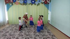 Команда "Чирские казачата" подвижная игра "Папаха"