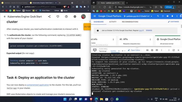 #googlecloud #googlecloudchallenge #30dayschallenge Kubernetes Engine: Qwik Start смотреть онлайн
