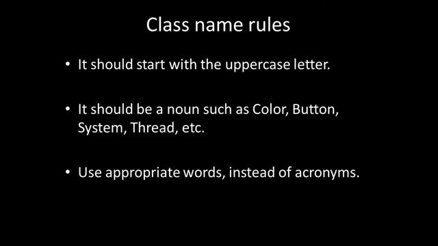 Java base syntax explanation