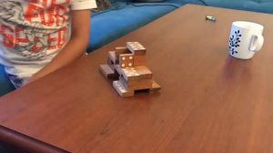 Собираю фигурки из домино