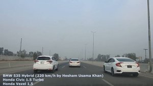 Honda Civic 1.5 Turbo Race with BMW & Honda Vezel