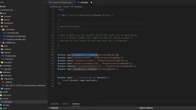 Complete Lumen API Development (CRUD) File Upload | GET, POST, PUT, DELETE | Post Man Testing.