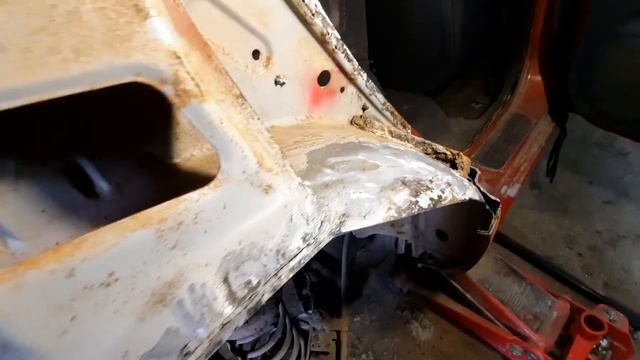 Hyundai Getz  кузовной ремонт , замена заднего крыла. смотреть онлайн