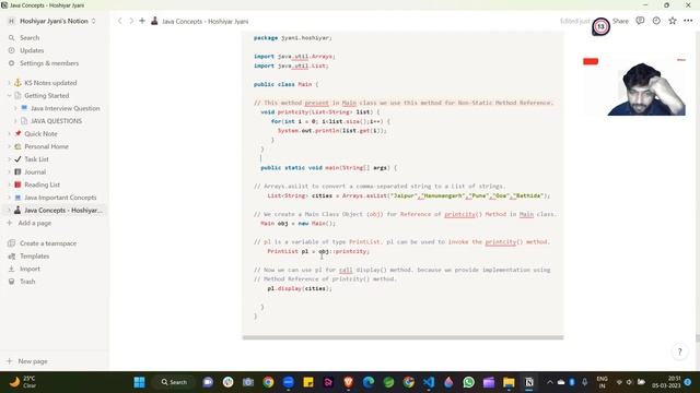 Advanced Java Stream API, Method Reference, and Lambda Expression Full Tutorial   - Hoshiyar Jyani