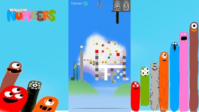 Fun Buildings Part2 Puzzles - DragonBox: Numbers (iPad, iPhone, Android). Fun game for kids. смотреть онлайн