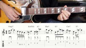 Bird Blues in F - Improvisation #1 - Jazz Guitar Solo