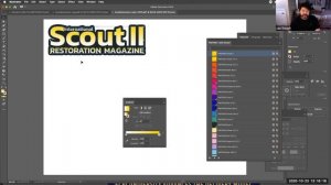 Pantone Colors and Gradients in Adobe Illustrator.