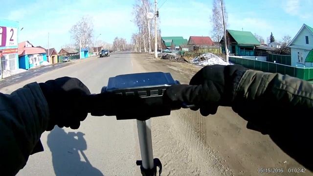 Последние покатушки на электро-самокате Jintech S3 от первого лица | открыл сезон | Влог #1