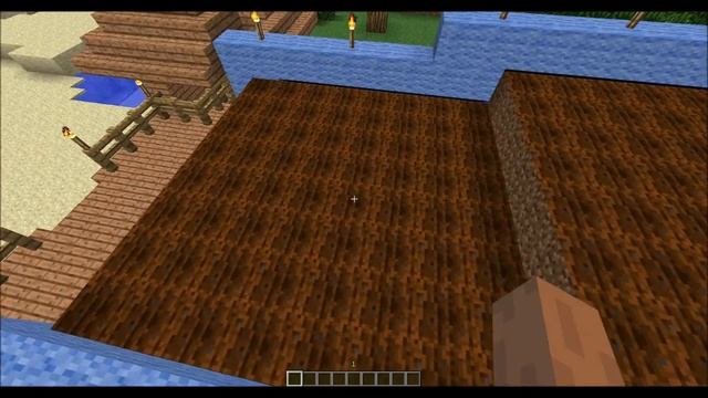 Minecraft Tutorial — Как сделать полуавтоматическую ферму пшеницы,моркови и картофеля. смотреть онлайн