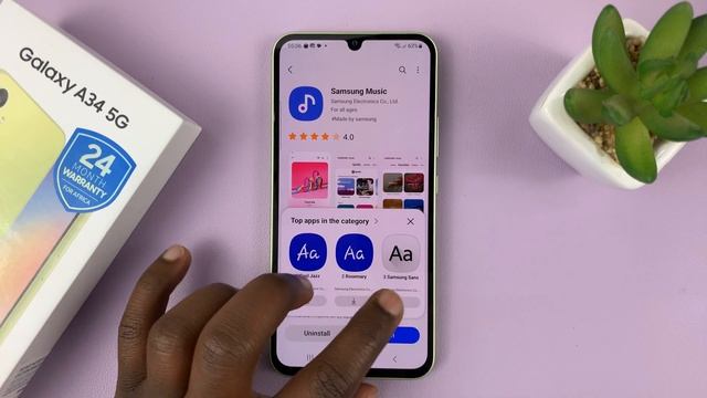How To Install Samsung Music App On Samsung Galaxy A34 5G смотреть онлайн
