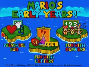 Mario's Early Years! Fun With Letters (PC)