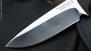 Нож Росоружие Артыбаш 115 (фултанг, орех, насечка, сталь 95х18)