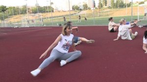 Зумба и латина на стадионе Светлого