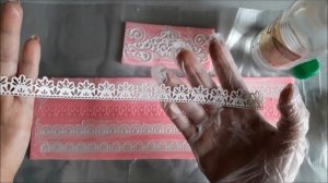 Новая, отличная смесь для заполнения кружевных молдов. Гибкое кружево для рукоделия.