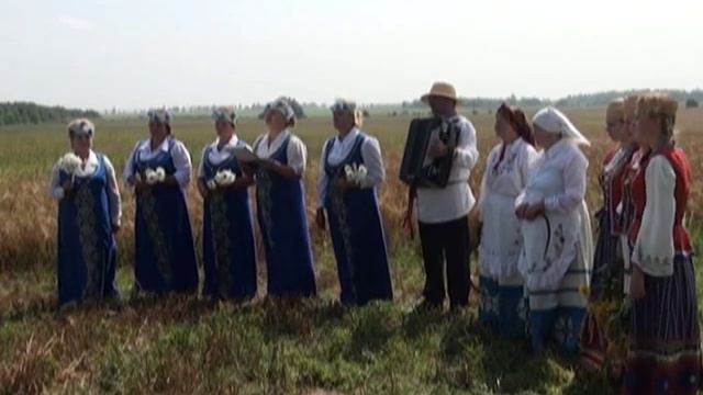 Белорусский обряд Зажинки в СПК "Мижевичи" смотреть онлайн