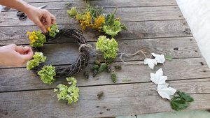 Осенние поделки. Экодекор. Как сделать венок на дверь? Осенний венок. Autumn wreath. DIY