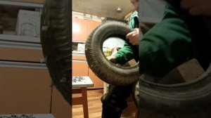 Шиповка колеса 4× 10 для снегоката