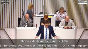 Thomas de Jesus Fernandes: Kindertagespflegepersonen leistungsgerecht vergüten!