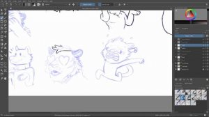 Telegram Sticker drawing for Famai | Timelapse