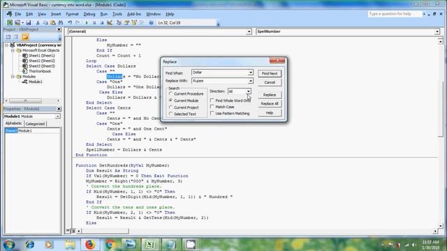 Excel 2007: how to convert currency and numbers into words or text смотреть онлайн