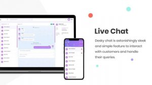 Desky Support : Ticketing System + Live Chat