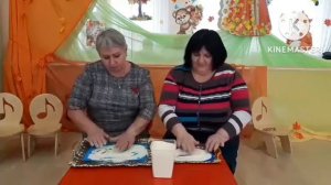Мастер-класс для родителей младшей группы "Рисуем манной крупой"