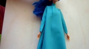 Как сшить шубу кукле своими руками.How to sew a coat doll with her hands.