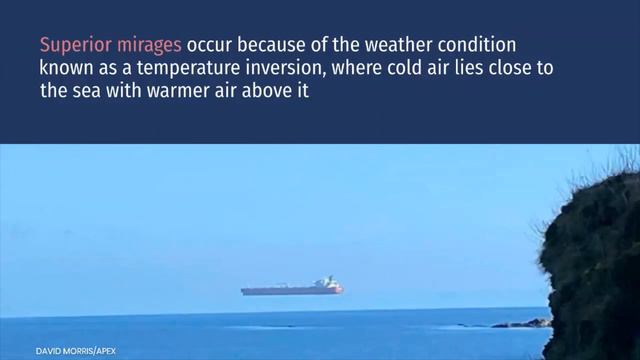 Fata Morgana Floating Ship Optical Illusion смотреть онлайн