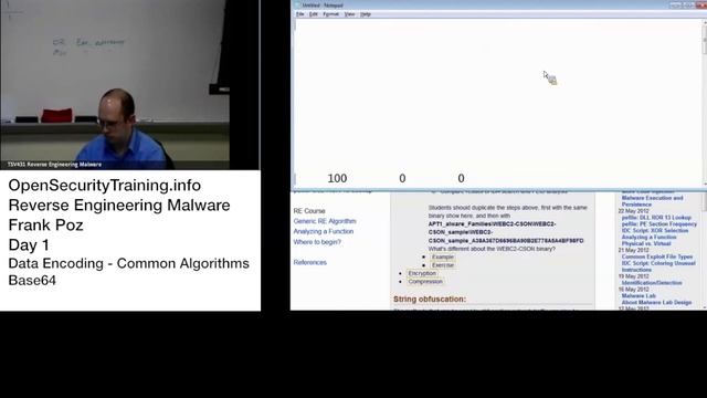 Reverse Engineering Malware Day 1 Part 11: Data Encoding - Common Algorithms - Base64